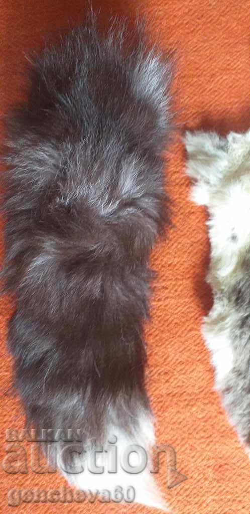 Rabbit skin and fox tail for decoration - 7 Rabbit skin and fox tail for decoration - 7