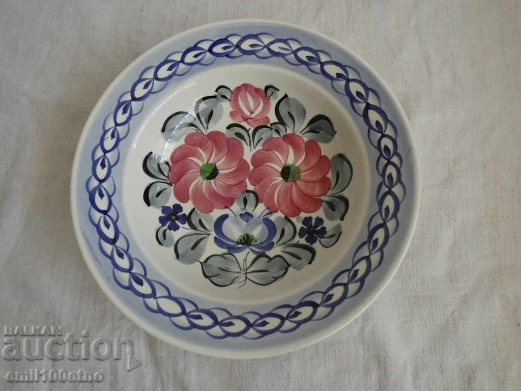 Hand-painted porcelain wall plate Poland