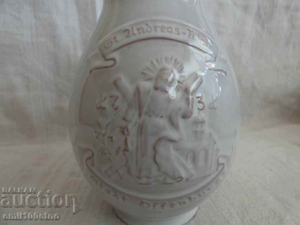 Decorative ceramic jug Germany Karlsruhe with price 8.00 BGN | € 4.09 Decorative ceramic jug Germany Karlsruhe with price 8.00 BGN | € 4.09