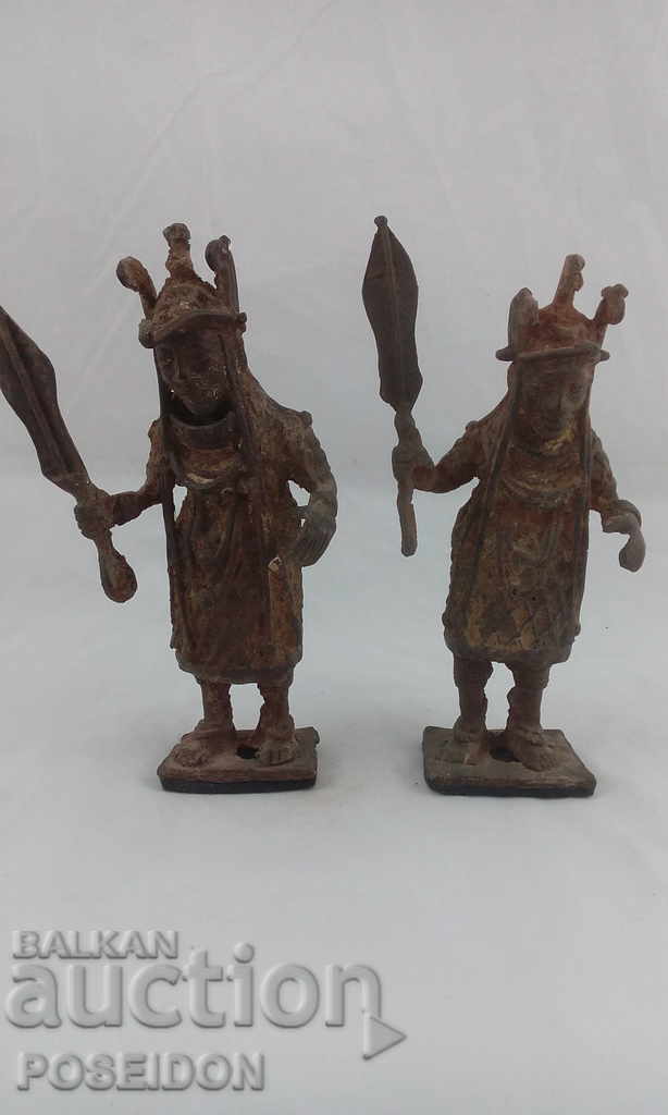 BRONZE STATUETTE - STATUETTES; PLASTIC FIGURE - 7