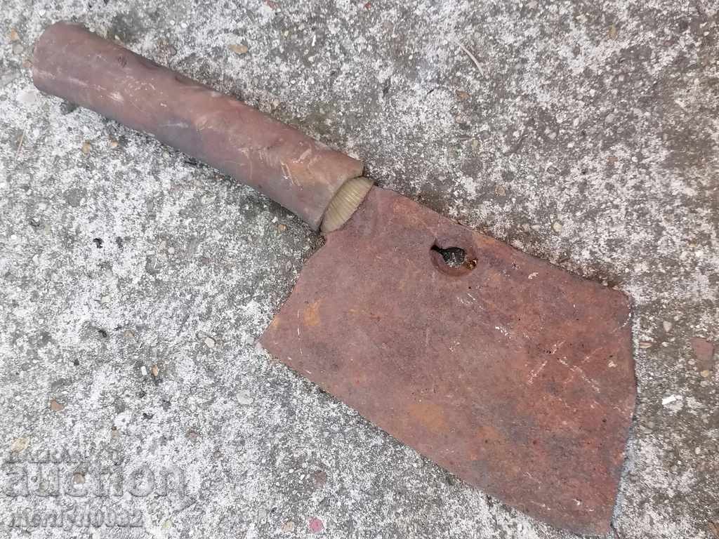 Old forged scythe, ax, hoop, knife, machete, blade with price 33.00 BGN | € 16.87 Old forged scythe, ax, hoop, knife, machete, blade with price 33.00 BGN | € 16.87