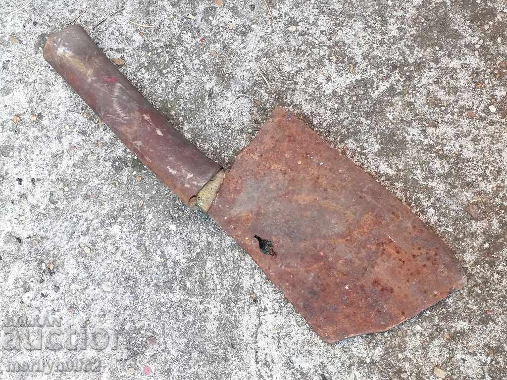 Old forged scythe, ax, hoop, knife, machete, blade - 6 Old forged scythe, ax, hoop, knife, machete, blade - 6