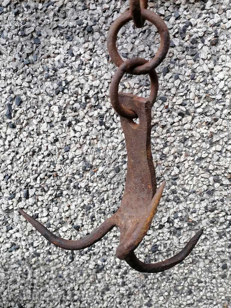 Un cârlig de forjare antic, triplă ham - 5 Un cârlig de forjare antic, triplă ham - 5