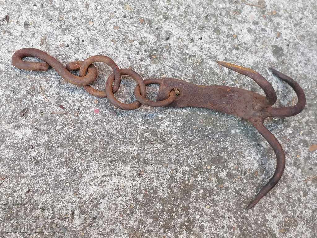 Un cârlig de forjare antic, triplă ham - 6 Un cârlig de forjare antic, triplă ham - 6