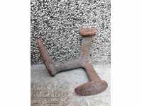 Old shoemaker anvil, wrought iron