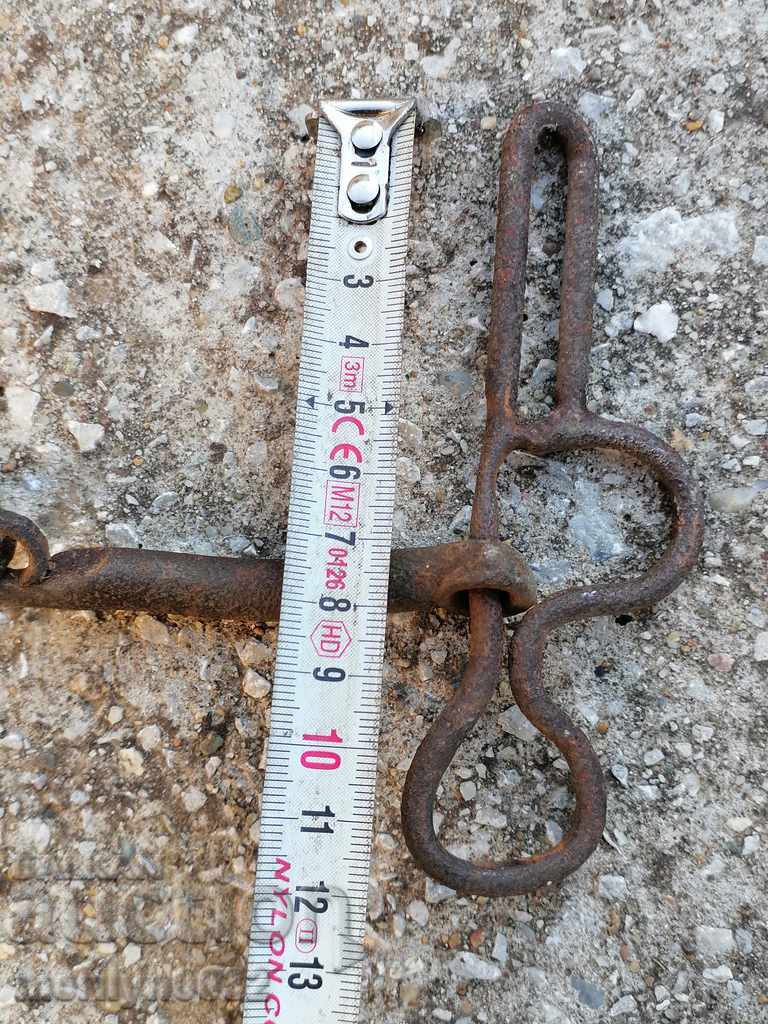 Old forged bridle reins wrought iron, harness - 7 Old forged bridle reins wrought iron, harness - 7