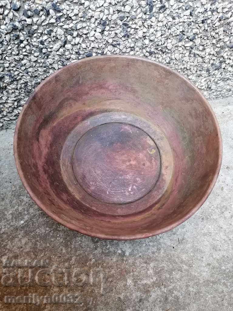 Old copper saucer, copper, pot, plate, bowl - 7 Old copper saucer, copper, pot, plate, bowl - 7