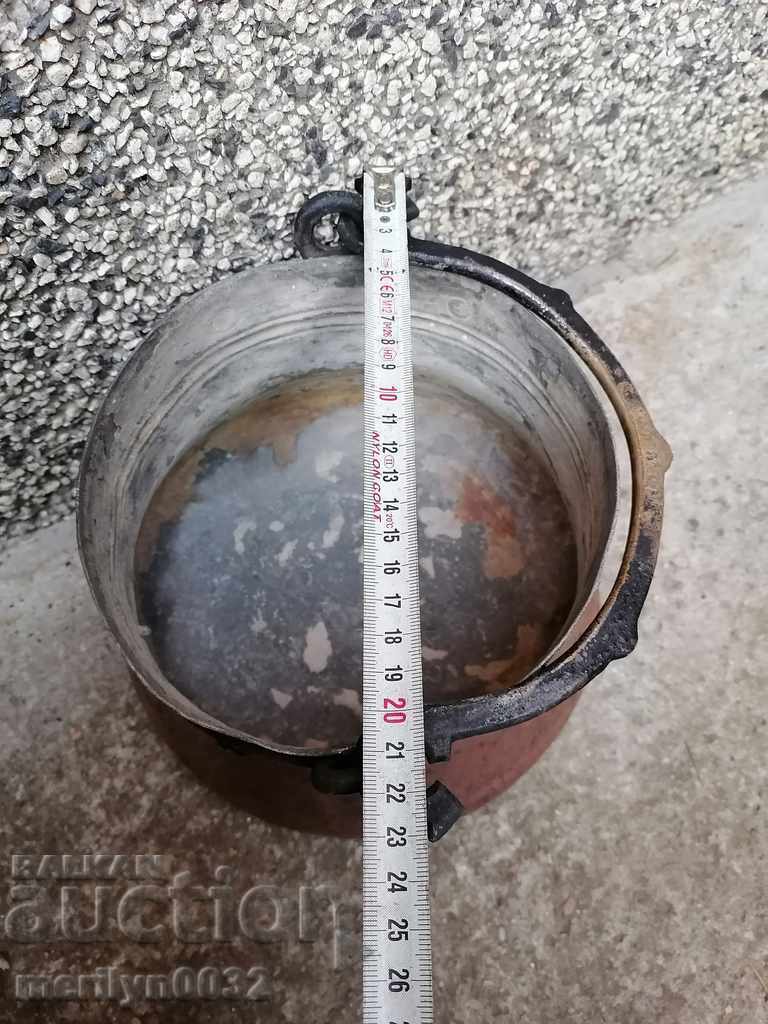 Доставка на Старо медно котле, бакър, котел, кован съд Доставка на Старо медно котле, бакър, котел, кован съд
