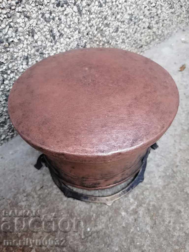 Старо медно котле, бакър, котел, кован съд - 6 Старо медно котле, бакър, котел, кован съд - 6