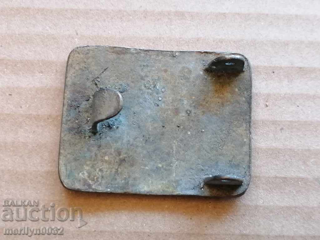 Παράδοση Χάλκινο τρέχουσα πόρπη ομοιόμορφη πρώιμων σοσιαλιστικών NRB Παράδοση Χάλκινο τρέχουσα πόρπη ομοιόμορφη πρώιμων σοσιαλιστικών NRB