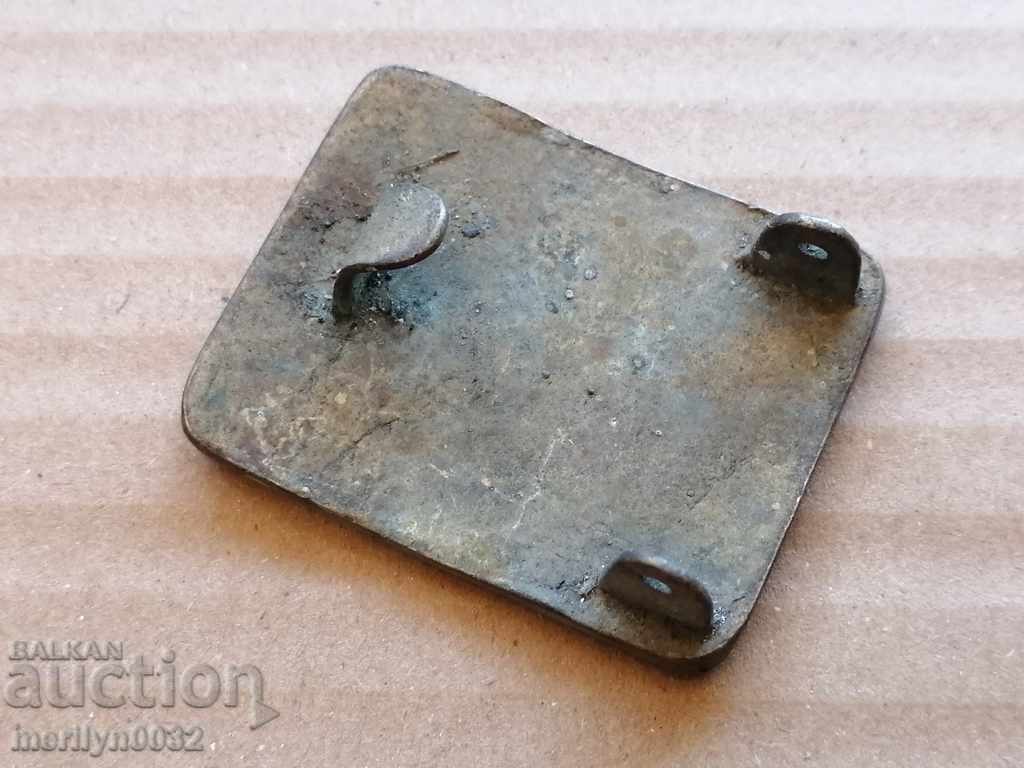 Χάλκινο τρέχουσα πόρπη ομοιόμορφη πρώιμων σοσιαλιστικών NRB - 5 Χάλκινο τρέχουσα πόρπη ομοιόμορφη πρώιμων σοσιαλιστικών NRB - 5