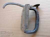 Antique wrought iron latch, lock, latch for an antique gate