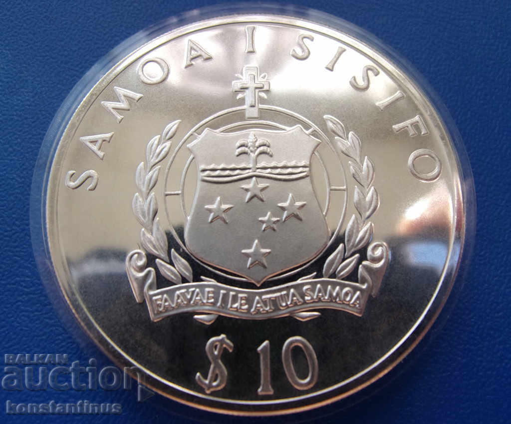 Samoa and Sisyphus 10 Dollars 1992 UNC PROOF Rare with price € 48.57 | 94.99 BGN Samoa and Sisyphus 10 Dollars 1992 UNC PROOF Rare with price € 48.57 | 94.99 BGN
