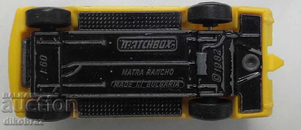 Auction Matra / Matra Rancho - Matchbox / Bulgaria - 1982 Auction Matra / Matra Rancho - Matchbox / Bulgaria - 1982