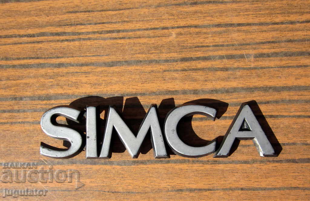 παλιό έμβλημα αυτοκινήτου για το SIMKA SIMCA