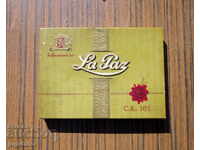 empty German box of old German La Paz cigarettes