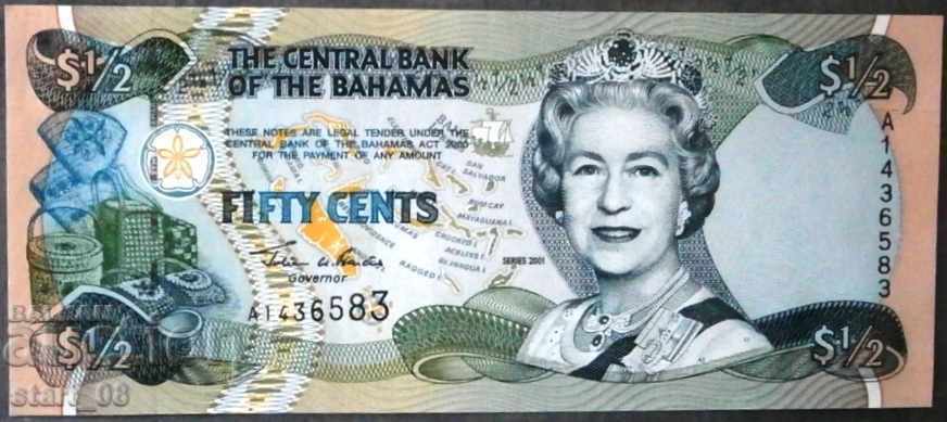 Insulele Bahamian 1/2 dolar