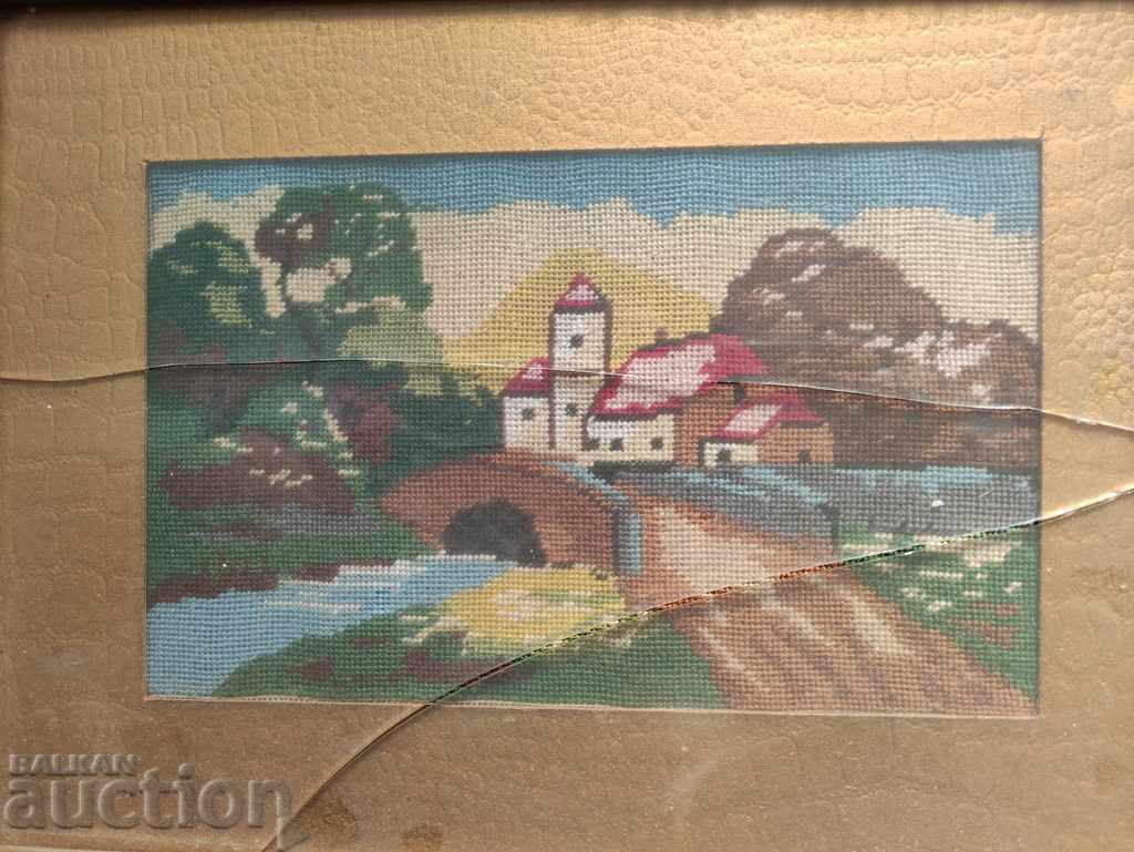 Delivery of framed royal tapestry Delivery of framed royal tapestry