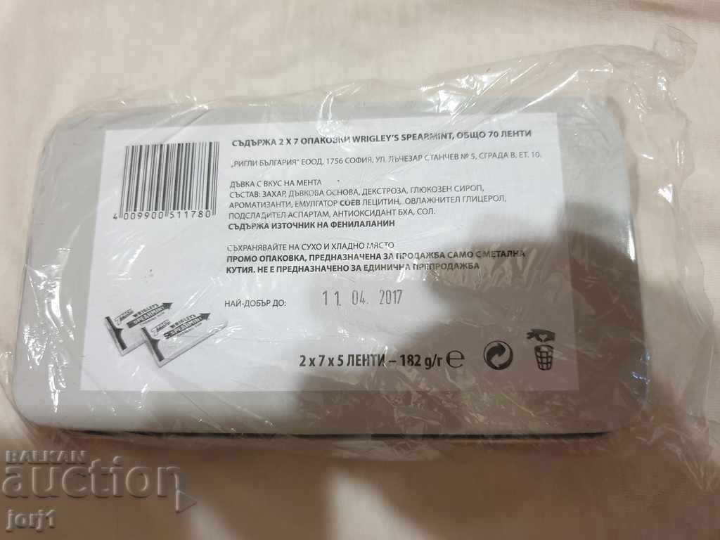 wrigley's spearmint with price 15.00 BGN | € 7.67 wrigley's spearmint with price 15.00 BGN | € 7.67