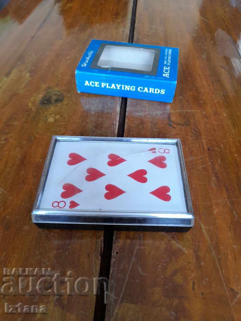 Old Ace playing cards with price 20.00 BGN | € 10.23 Old Ace playing cards with price 20.00 BGN | € 10.23