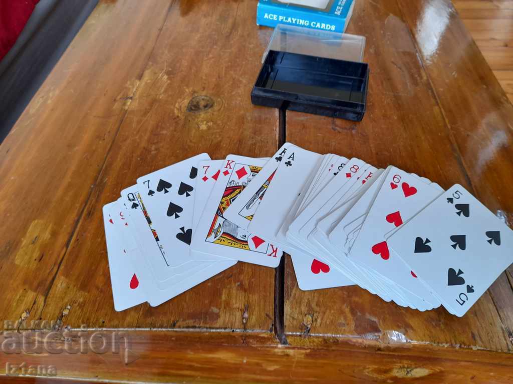 Auction Old Ace playing cards Auction Old Ace playing cards
