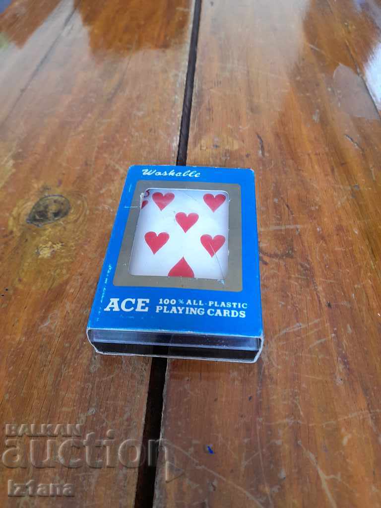 Old Ace playing cards