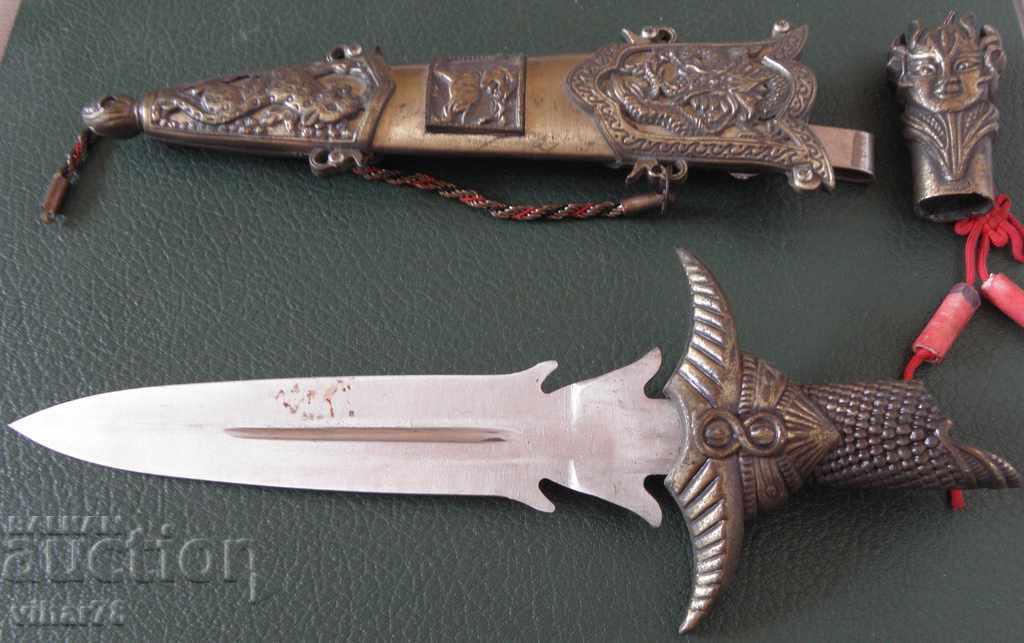 Auction A knife with a cane handle is broken Auction A knife with a cane handle is broken