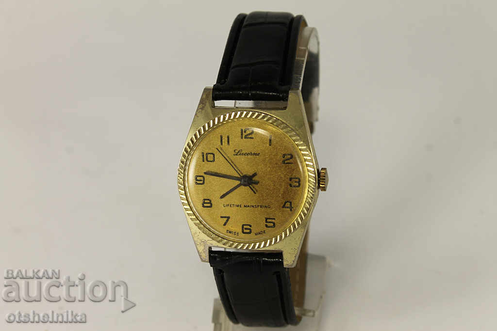 Швейцарски Ръчен Часовник LUCERNE Работещ 1960's