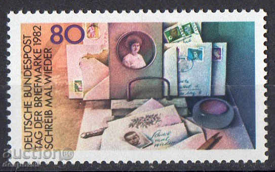 1982. ГФР. Ден на пощенската марка.