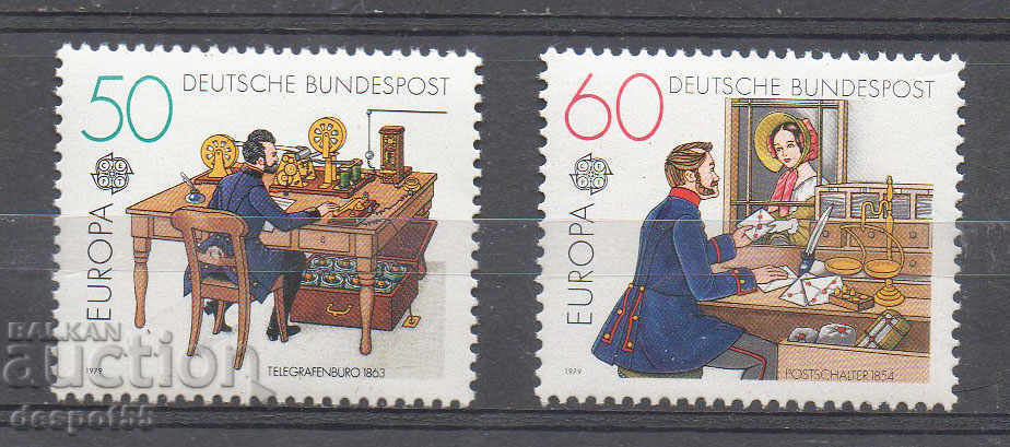 1979. Γερμανία. Ευρώπη - Ταχυδρομεία και τηλεπικοινωνίες.