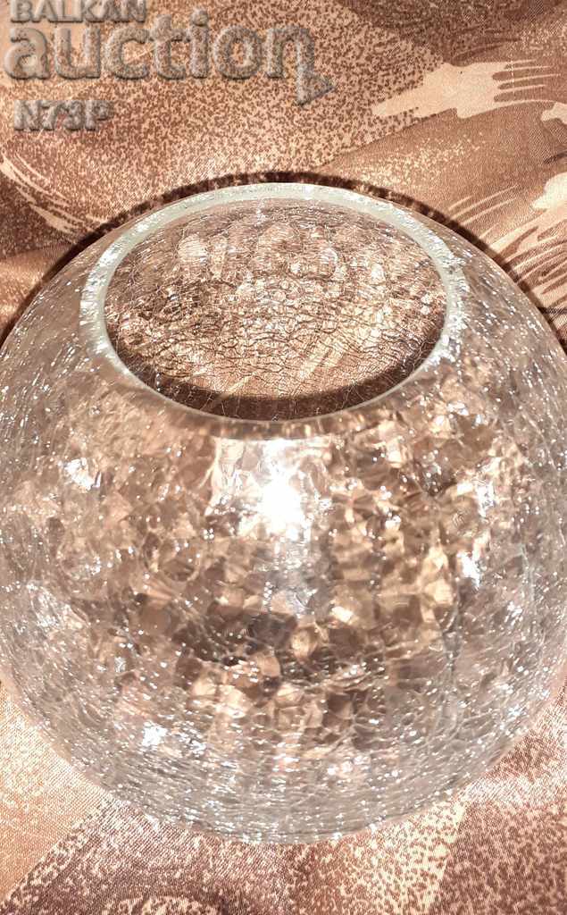 VASE CRACKED RELIEF .ART. HANDMADE. with price 12.00 BGN | € 6.14 VASE CRACKED RELIEF .ART. HANDMADE. with price 12.00 BGN | € 6.14