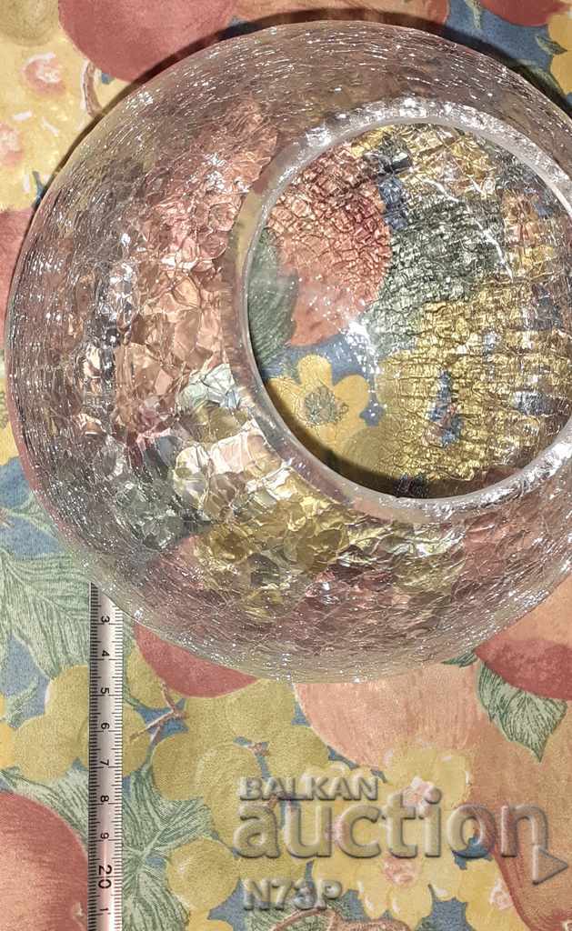 VASE CRACKED RELIEF .ART. HANDMADE. - 5 VASE CRACKED RELIEF .ART. HANDMADE. - 5