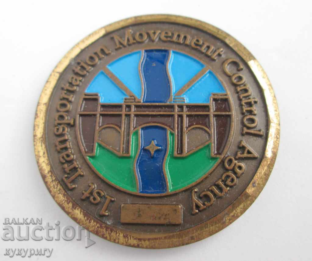 Old American Plaque Desktop Medal Sign Award USA