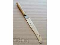 Παλιό μαχαίρι Unregeneate καρακουλάκ απανθρακωμένο με καρίνα, λεπίδα στελέχους