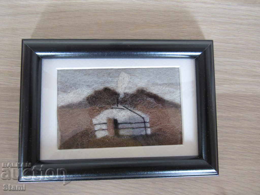 Traditional felt painting - Mongolia - 6 Traditional felt painting - Mongolia - 6