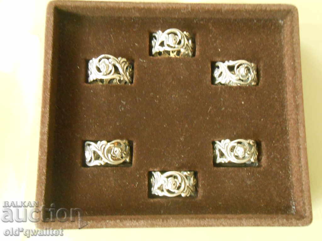 Delivery of Napkin rings, decorative, Silver 835 CW Delivery of Napkin rings, decorative, Silver 835 CW