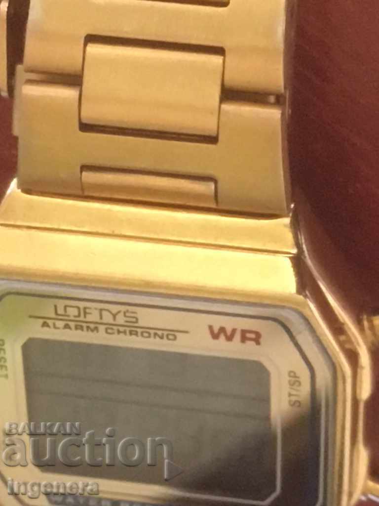 Delivery of WATCH ELECTRONIC FLAWLESS ALMOST NEW WORKS EXACTLY GOLDEN Delivery of WATCH ELECTRONIC FLAWLESS ALMOST NEW WORKS EXACTLY GOLDEN