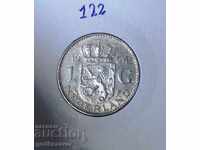 Нидерландия 1 гулден 1964г Сребро!