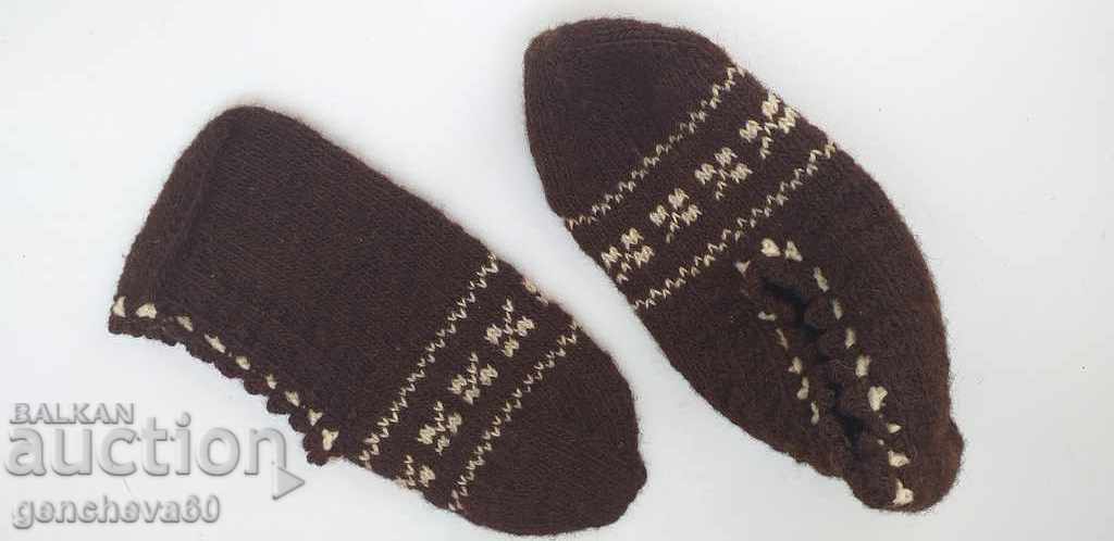 Authentic knitted wool slippers - 5