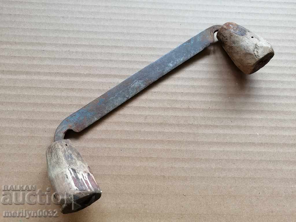 Old hand wrought iron tool with price 37.00 BGN | € 18.92