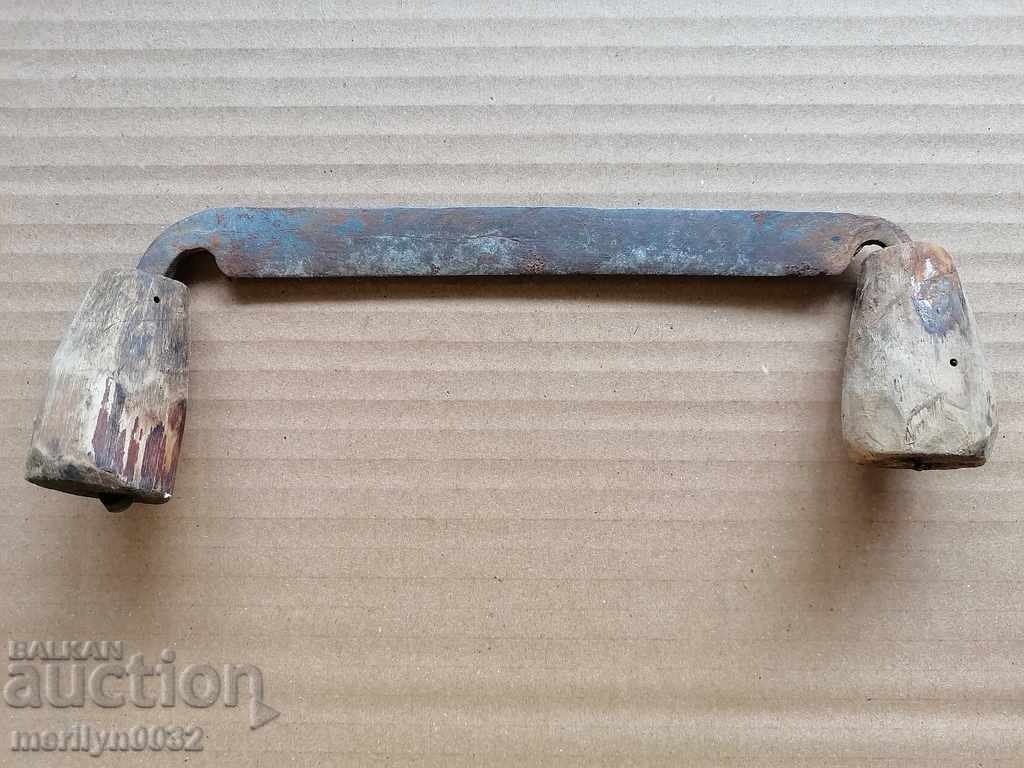 Old hand wrought iron tool