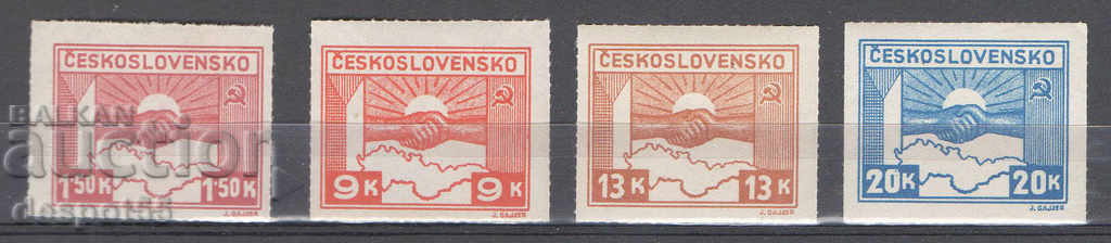 1945. Чехословакия. Карти.