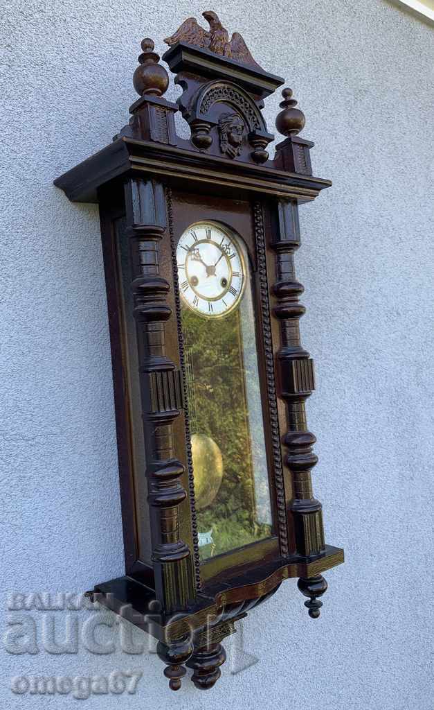 Стенен часовник Friedrich Mauthe от нач. на ХХ в. - 6 Стенен часовник Friedrich Mauthe от нач. на ХХ в. - 6