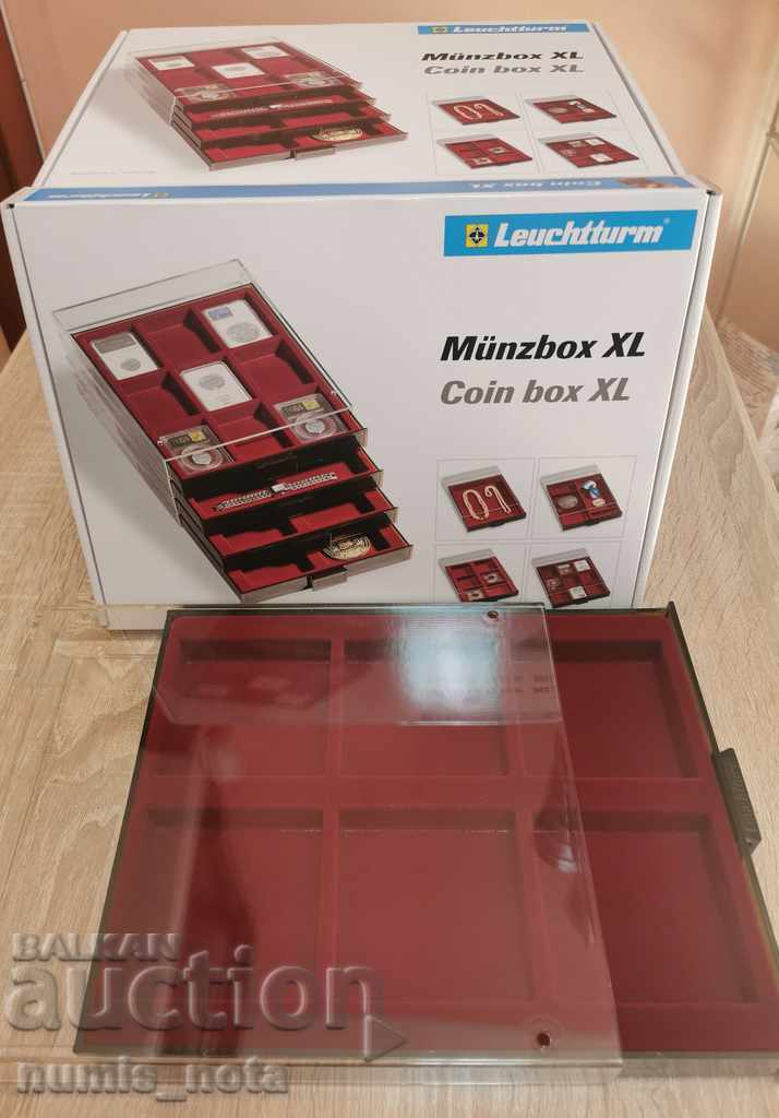 Cutie XL cu 6 compartimente adânci pentru obiecte - Leuchtturm