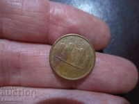 ИТАЛИЯ -  1 евроцент - 2008 год