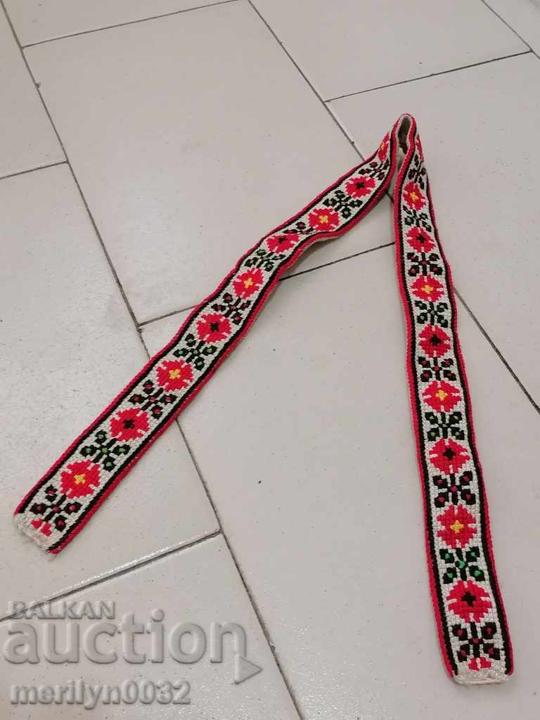 Old belt for buckles 76 cm waist belt costume