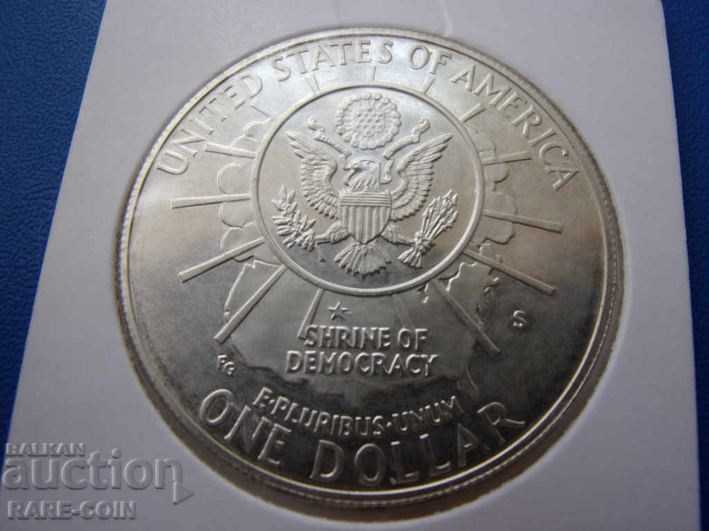 RS (28) САЩ 1 Долар 1991 UNC PROOF Rare с цена € 43.46 | 85.00 лв. RS (28) САЩ 1 Долар 1991 UNC PROOF Rare с цена € 43.46 | 85.00 лв.