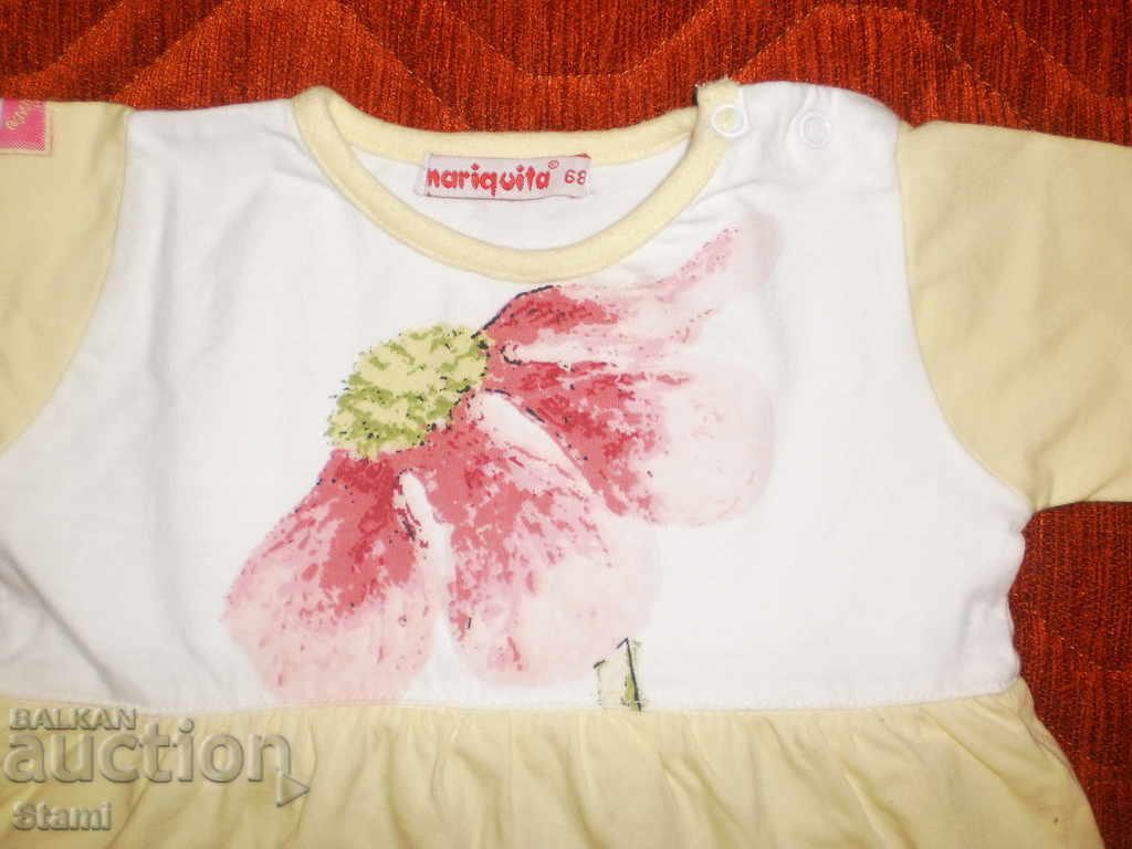 MARIQUITA short sleeve baby girl dress size 68 with price 6.00 BGN | € 3.07 MARIQUITA short sleeve baby girl dress size 68 with price 6.00 BGN | € 3.07
