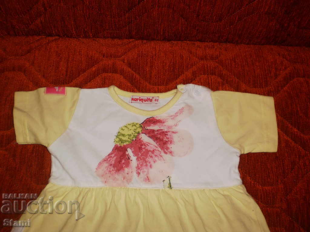 MARIQUITA short sleeve baby girl dress size 68 - 5 MARIQUITA short sleeve baby girl dress size 68 - 5