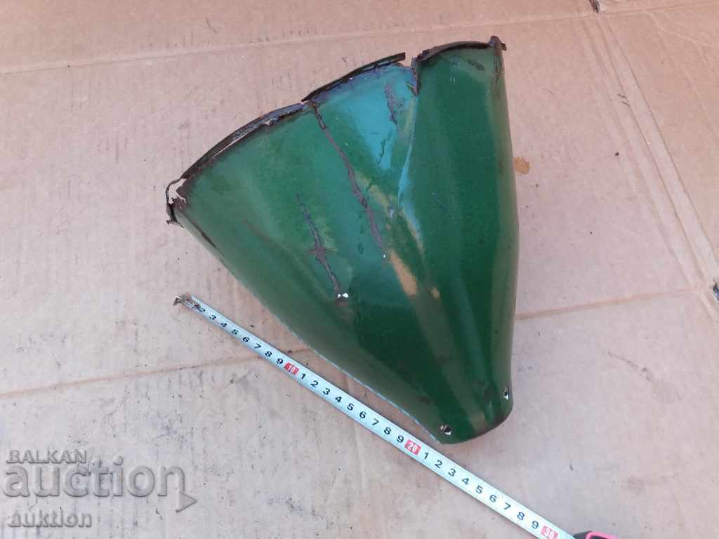 ENAMELED SOC. VINTAGE LAMP, LAMPION - 6